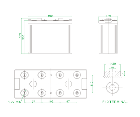 12V 150Ah Battery 