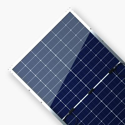 350-380W Silver Aluminum Frame IP68 Waterproof Low LID Bifacial Solar PV Panel