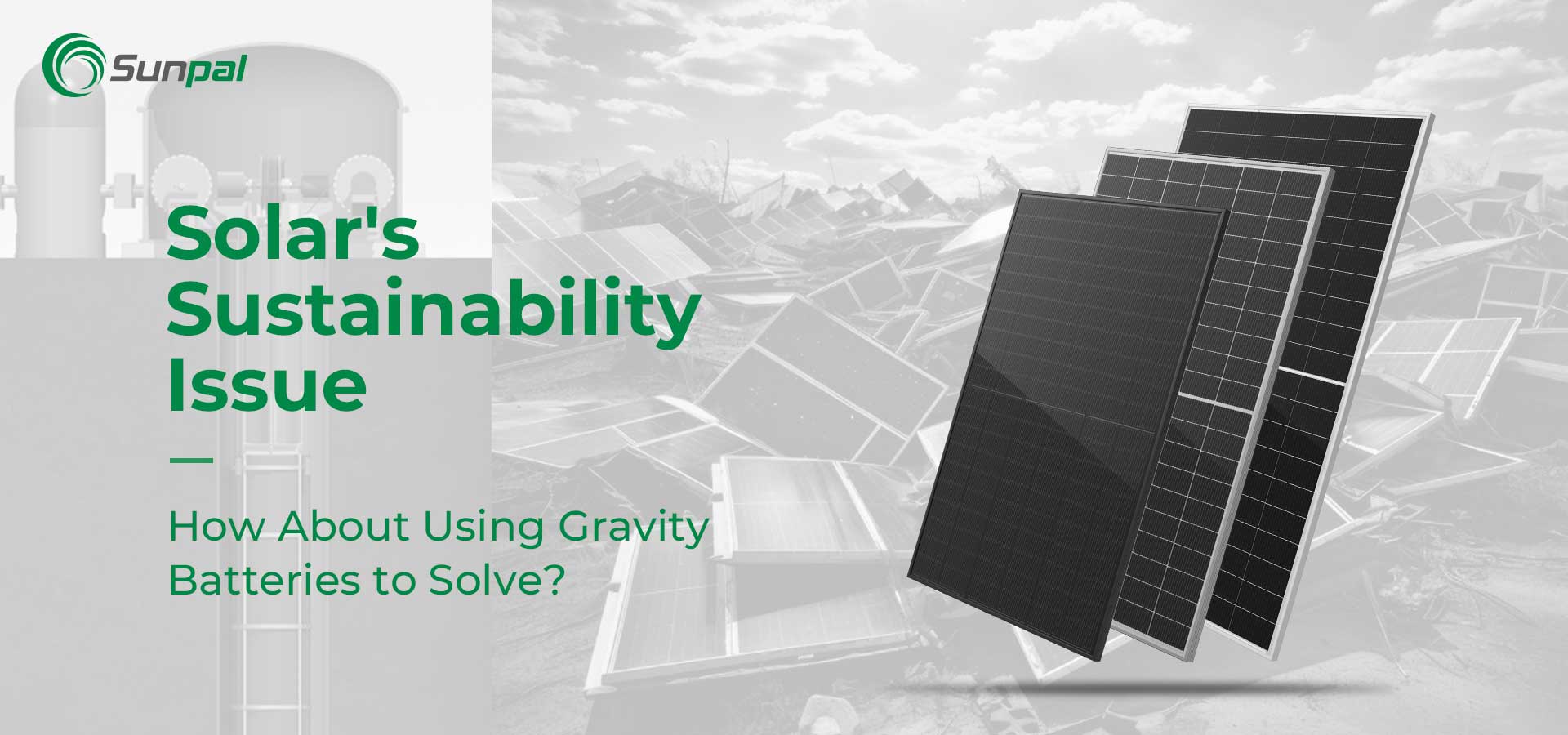 Solar's Sustainability Issue | Use Gravity Batteries To Cope?
