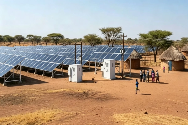 100 kWp solar mini-grid project for rural electrification in Kenya