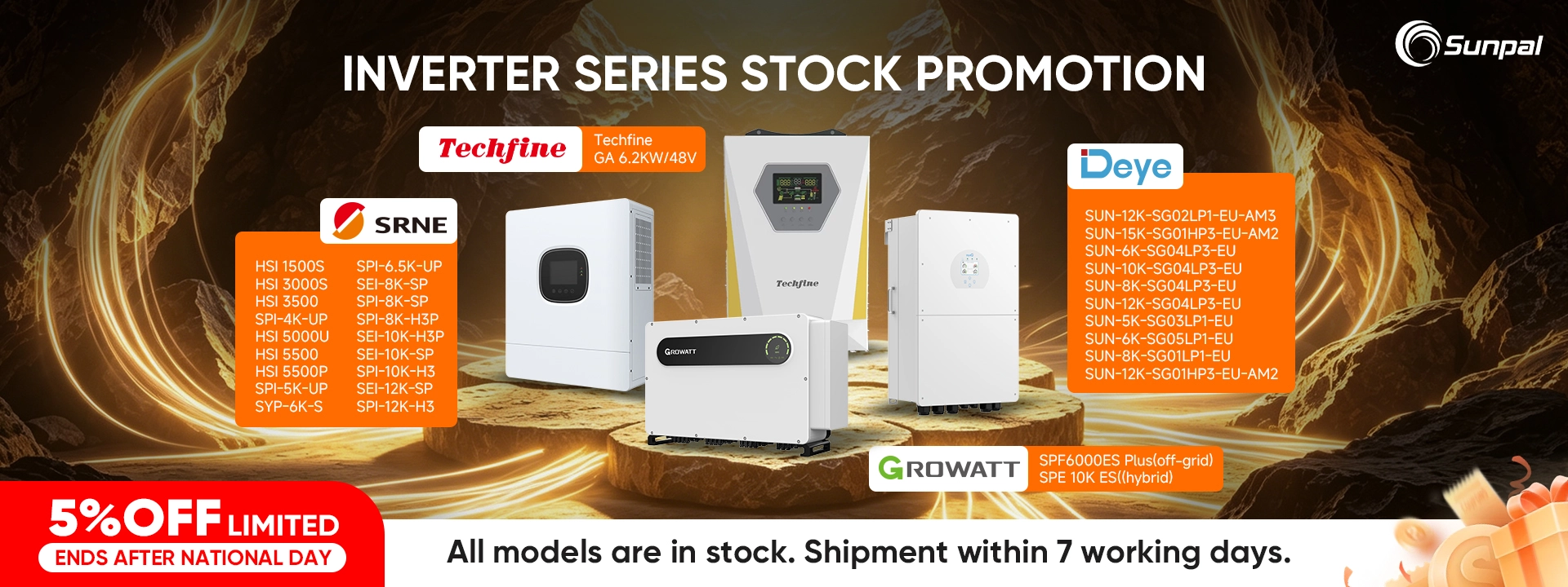 Wholesale in stock inverters in EU